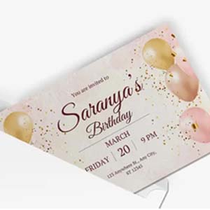 A6 Standard Invitation