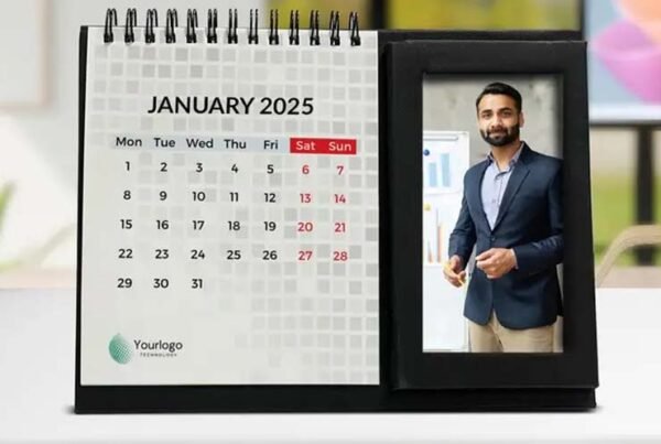 A5 Desktop Calendar with Frame